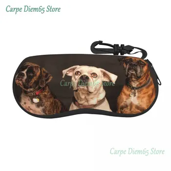 Переносной футляр для очков, солнцезащитные очки для собак, Мягкий футляр Для очков, футляр для очков на шнурке и молнии