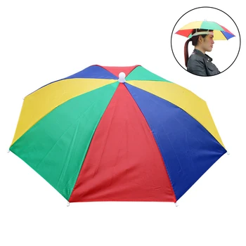 Прочная Высококачественная Практичная Полезная Шляпа-зонт, Складывающаяся Водонепроницаемая Верхняя часть для улицы, 1 шт. Шляпа-зонт для рыбалки 12