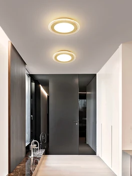 Светильник для прохода, креативный простой открытый потолочный светильник для гардероба, встроенный в дверь 11
