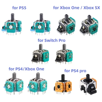 Сменный 3D аналоговый джойстик 2шт для PS5/ PS4 / Switch Pro/ Xbox One / Series Controller, запчасти для ремонта джойстика, аксессуары 10
