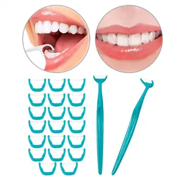 смущение Уход За чисткой полости рта Гигиена полости рта Одноразовая Зубная Нить Зубочистки для чистки зубов 5