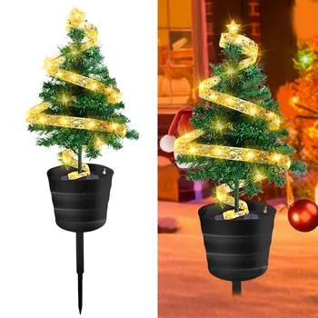 Солнечные огни для Рождественской елки, уличные подключаемые фонари, Маленькие Рождественские декоративные фонари с подсветкой для домашнего использования 1