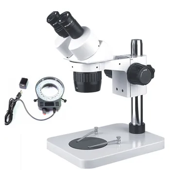 Стереобинокулярный светодиодный микроскоп с 10-кратным/30-кратным увеличением XT-60-B1 11