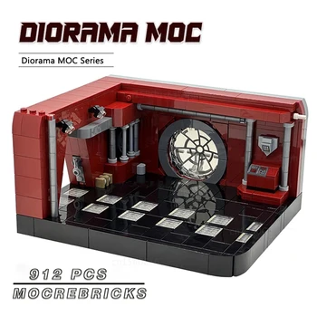 Строительные блоки Diorama MOC Технология сборки DIY Кирпичи Креативный дисплей Коллекционные Игрушки Подарки для детей 8