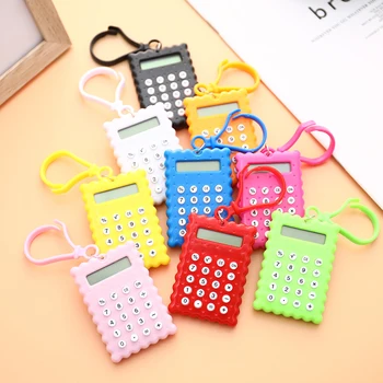 Студенческий мини-электронный калькулятор Форма для печенья Мини-калькулятор для школьного офиса 14