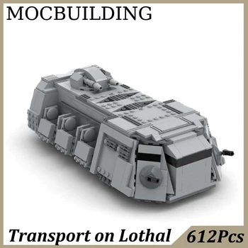 Транспорт на автомобиле Lothal Vehicle Movie MOC Строительные блоки, кирпичи, игрушки-головоломки для детей, подарок на день рождения 12