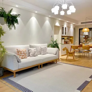 Угловой Эргономичный диван-шезлонг для гостиной Kawaii Европейский Деревянный диван для гостиной Мебель для гостиной середины века Divano Soggiorno 9