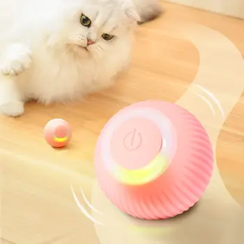 Умные игрушки для кошек, электрический мяч для кошек, Автоматический катящийся мяч, интерактивные игрушки для кошек, обучающие самодвижущиеся игрушки для котенка для игр в помещении 3