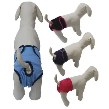 Физиологические штаны для домашних собак, Гигиенические Водонепроницаемые Регулируемые трусики для собак, Шорты, Нижнее белье, Трусы для собак, Гигиенические трусики 3