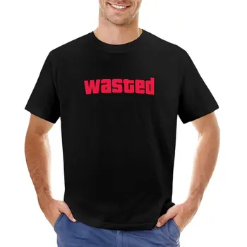 Футболка GTA V - Wasted, футболки для мальчиков с животным принтом, футболка sublime для мальчиков, спортивные рубашки, мужские 3