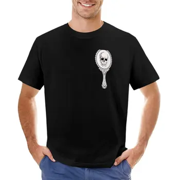 Футболка с античным черепом, футболки с зеркалом, пустые футболки, мужские футболки fruit of the loom 7