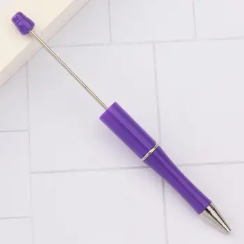 Шариковые ручки из бисера 5шт, Красочные Крутые ручки с бисером, подарок 