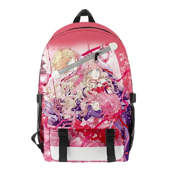 Школьная сумка WAWNI Bibliophile Princess для мальчиков и девочек, студенческая сумка на молнии, мужская/женская повседневная школьная сумка, рюкзак, уличная одежда  4