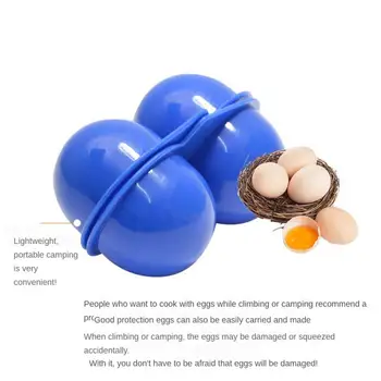 Ящик для хранения яиц Abs Антинапорный Наружный Складной Кемпинг Для пикника Защита окружающей среды Кухонный Органайзер Держатель для яиц 7
